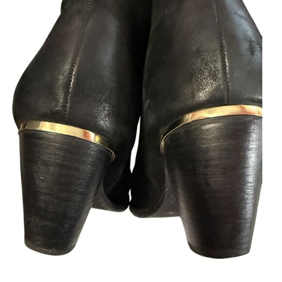 Steve Madden WanTagh Leather Black Booties - Size 8.5 - Picture 8 of 13